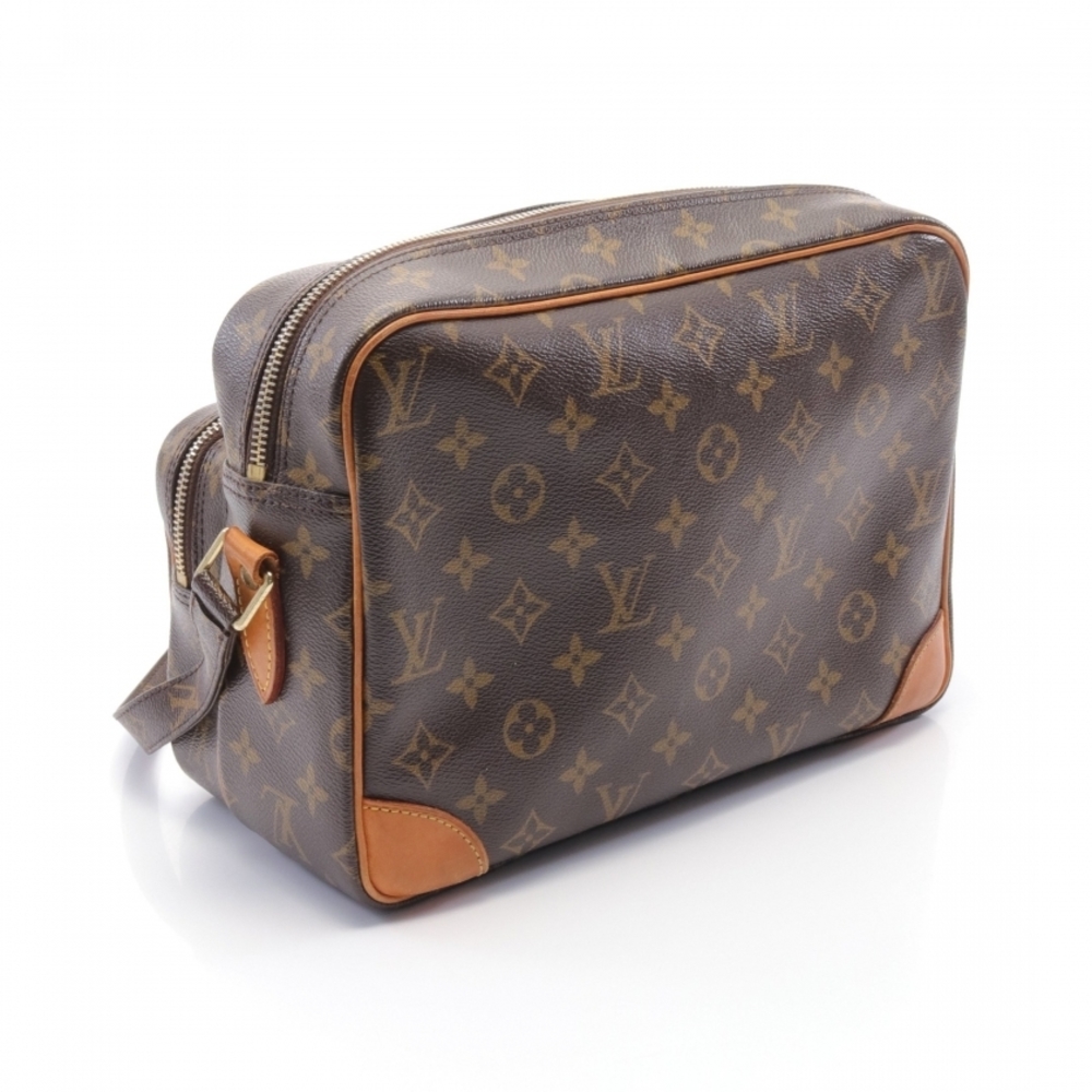 Louis Vuitton Monogram Shoulder Bag Brown